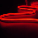 Pris för 10m_6.5W(260Lm) LED 24V Flex neon silikonband, IP68 vattentät, utbytbar var 5:e cm, RED