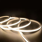 Цена на 5m_8W(530Lm) LED 24V Flex неоновая силиконовая лента, IP65 водонепроницаемый, теплый белый свет 3000K