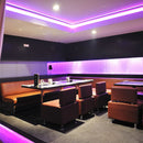 _Piegāde 10 dienu laikā_2630_RGB krāsainas LED lentes komplekts 48W (5000Lm) , 0.4A, SMD 5050 300LED, 2x5m,komplektā tālvadības pults un kontrolieris,barošanās bloks 12V,2 x AA baterijas