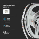 Комплект 2x5 м — набор цветных светодиодных лент RGB, 48 Вт (5000 лм), 0,4 А, SMD 5050 300 светодиодов, пульт дистанционного управления и контроллер, блок питания 12 В, 2 батарейки типа AA