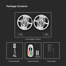 _Piegāde 10 dienu laikā_2630_RGB krāsainas LED lentes komplekts 48W (5000Lm) , 0.4A, SMD 5050 300LED, 2x5m,komplektā tālvadības pults un kontrolieris,barošanās bloks 12V,2 x AA baterijas