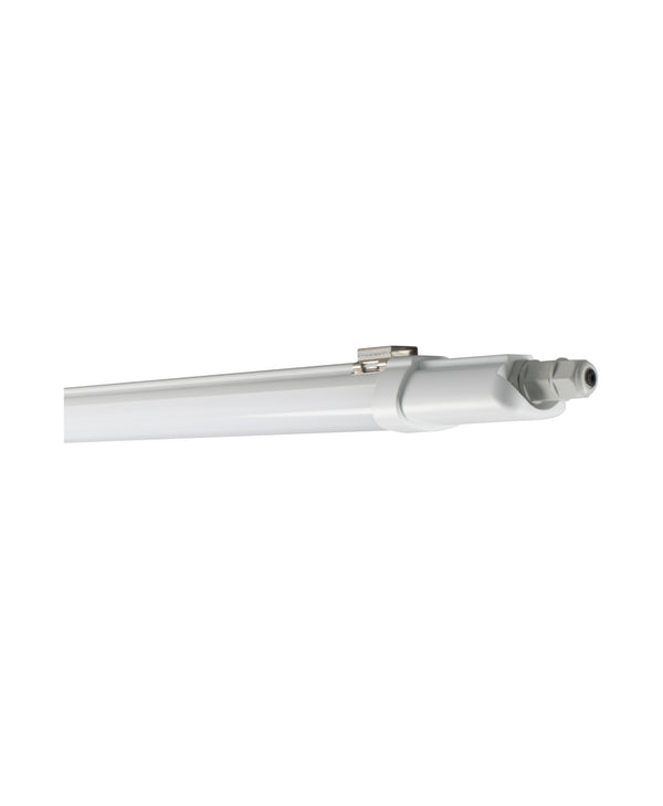 Светодиодный линейный светильник LEDVANCE 18W(1600Lm), белый, 124,5см, IP65, гарантия 5 лет, без вилки (подключение кабеля), нейтральный белый свет 4000K