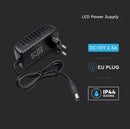 30W LED plastic power supply unit, 12V, 2.5A, IP44, black