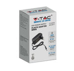 30W plastist LED-toiteallikas, 12V, 2,5A, IP44, must