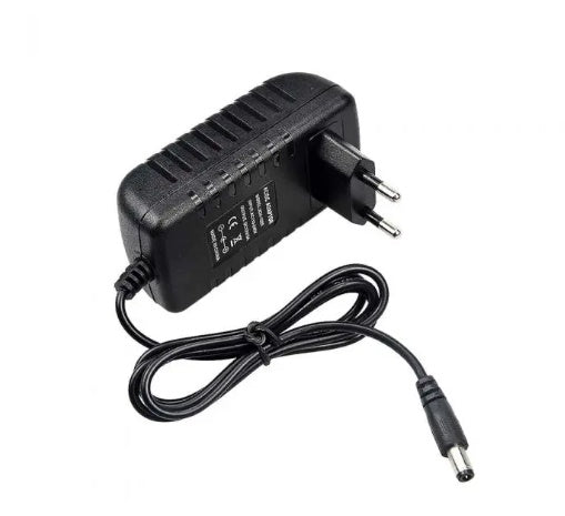 42W LED plastmasas barošanas bloks, 12V, 3.5A, IP44, melns