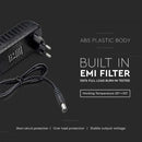 42W LED plastmasas barošanas bloks, 12V, 3.5A, IP44, melns