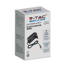 42W LED plastmasas barošanas bloks, 12V, 3.5A, IP44, melns