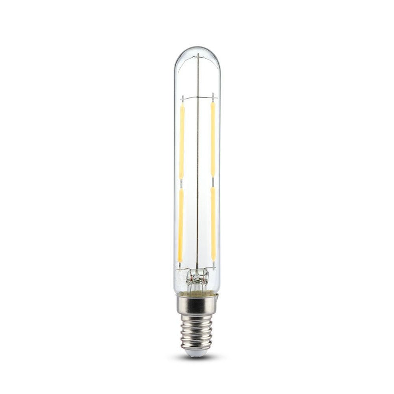 E14 4W(400Lm) LED COB spuldze T20, IP20, V-TAC, auksti balta gaisma 6000K
