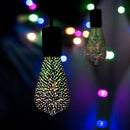 E27 3W(25Lm) LED COB pirn ST64, 3D, IP20, V-TAC, soe valge valgus 3000K