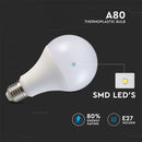E27 18W(2000Lm) LED bulb, A80, V-TAC, warm white light 3000K