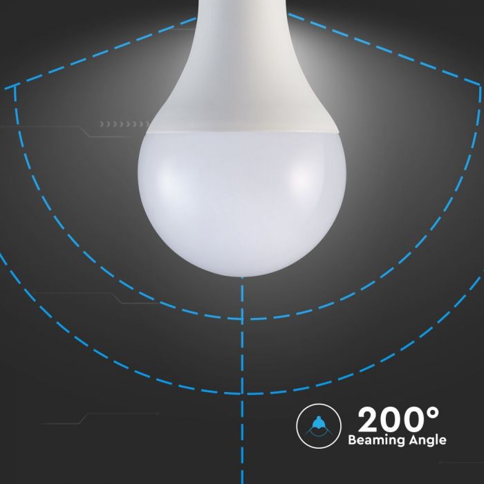 E27 18W(2000Lm) LED bulb, A80, V-TAC, warm white light 3000K