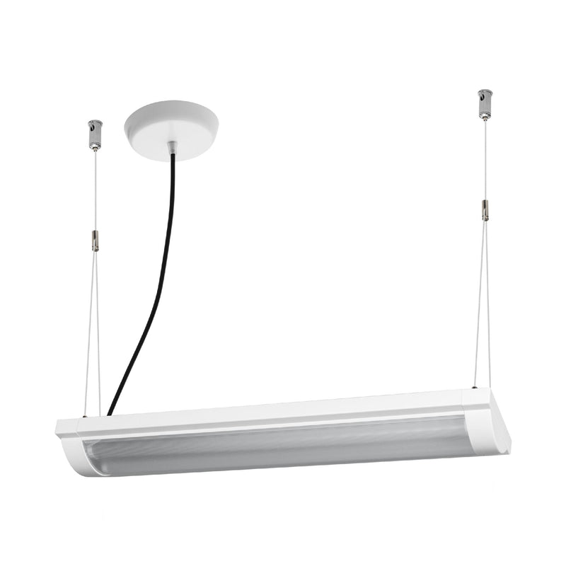 Prover till salu 25W(2000Lm) LEDVANCE LED Kontorsarmatur, vit, 59,5cm, A+, IP20, dimbar, neutralvit 4000K