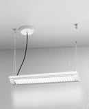 Prover till salu 25W(2000Lm) LEDVANCE LED Kontorsarmatur, vit, 59,5cm, A+, IP20, dimbar, neutralvit 4000K