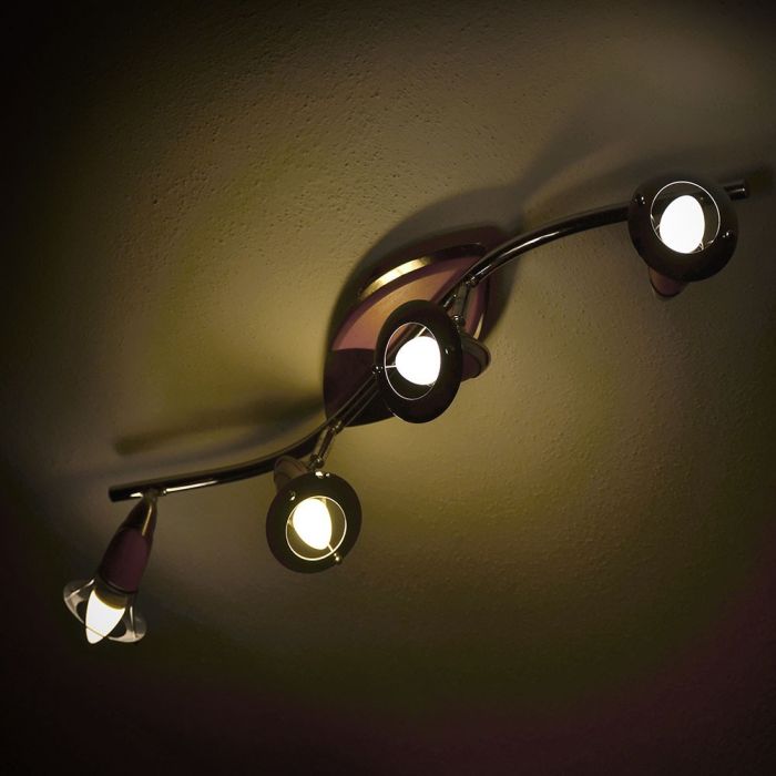 E14 4,5W (300Lm) LED SMART-lampa, ljusform, V-TAC, kompatibel med Amazon Alexa- och Google Home-appar, RGB+WWW+CW