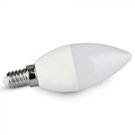 E14 4,5W (300Lm) LED SMART-lampa, ljusform, V-TAC, kompatibel med Amazon Alexa- och Google Home-appar, RGB+WWW+CW