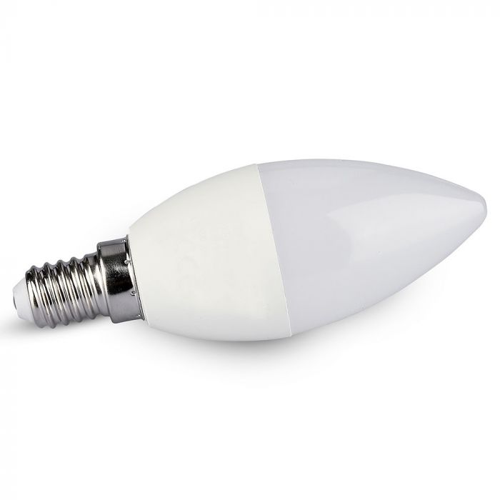 E14 4,5W (300Lm) LED SMART-lampa, ljusform, V-TAC, kompatibel med Amazon Alexa- och Google Home-appar, RGB+WWW+CW