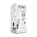 E14 4.5W(300Lm) LED SMART Spuldze, sveces forma, V-TAC, saderīga ar Amazon Alexa un Google Home aplikācijām, RGB+WW+CW