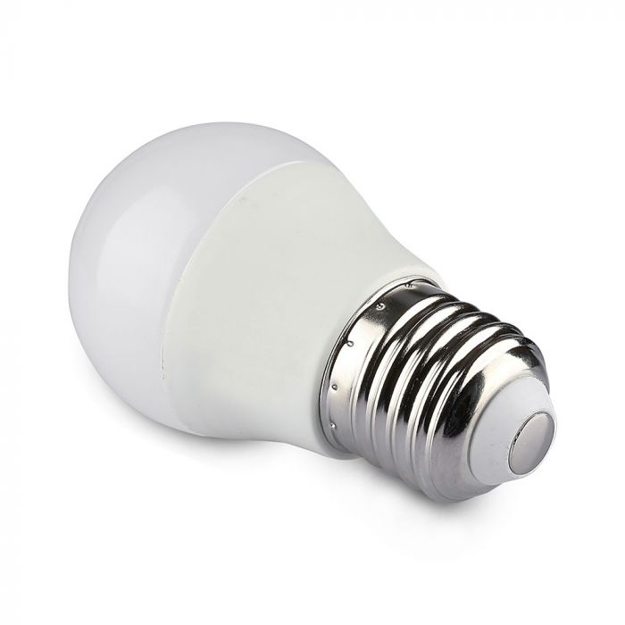 E27 4,5W (300Lm) LED SMART Bulb G45, V-TAC, kompatibel med Amazon Alexa och Google Home-appar, RGB+WWW+CW