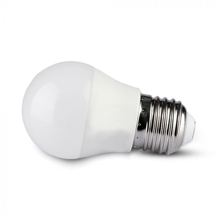 E27 4,5W (300Lm) LED SMART Bulb G45, V-TAC, kompatibel med Amazon Alexa och Google Home-appar, RGB+WWW+CW