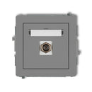 Antenas 1-vietīgas kontaktligzdas mehānisms F (SAT) niķelēts