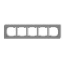 Universāls 5-vietīgs plastmasas rāmis DECO, pelēks