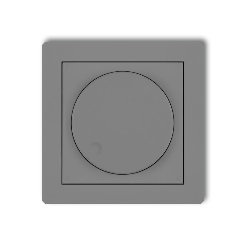 Elektroniskais apgaismojuma regulēšanas un pagriešanas mehānisms LED lampām, Deco, pelēka matēta