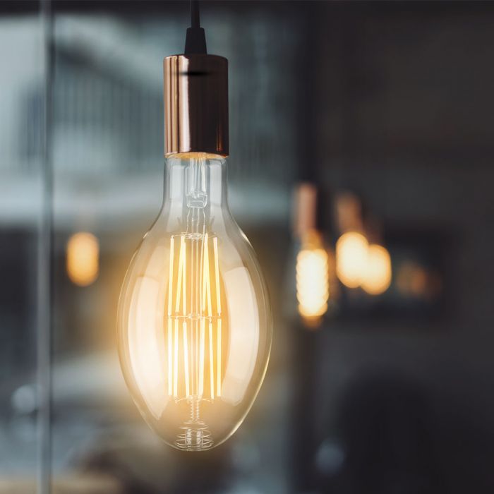 E27 24W(4000Lm) LED Spuldze, Filament, ED120, V-TAC, garantija 5 gadi, neitrāli balta gaisma 4000K