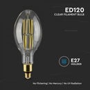 E27 24W (4000Lm) LED-lambi, hõõgniit, ED120, V-TAC, 5 aastat garantiid, 6400K jaheda valge valgus