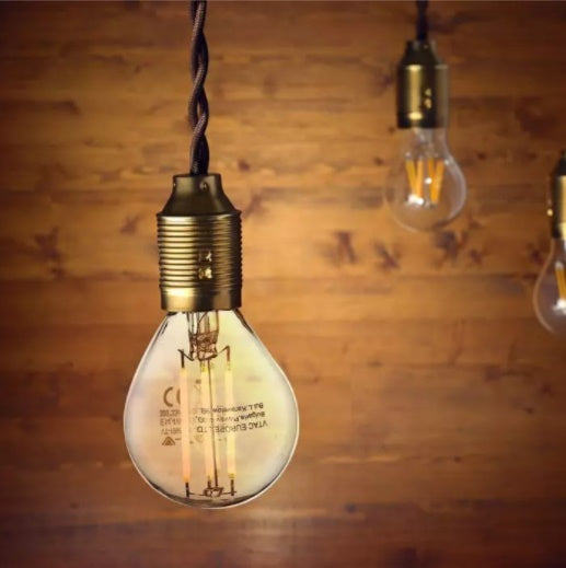 E14 6W(800Lm) LED Filament spuldze, P45, IP20, V-TAC, auksti balta gaisma 6400K