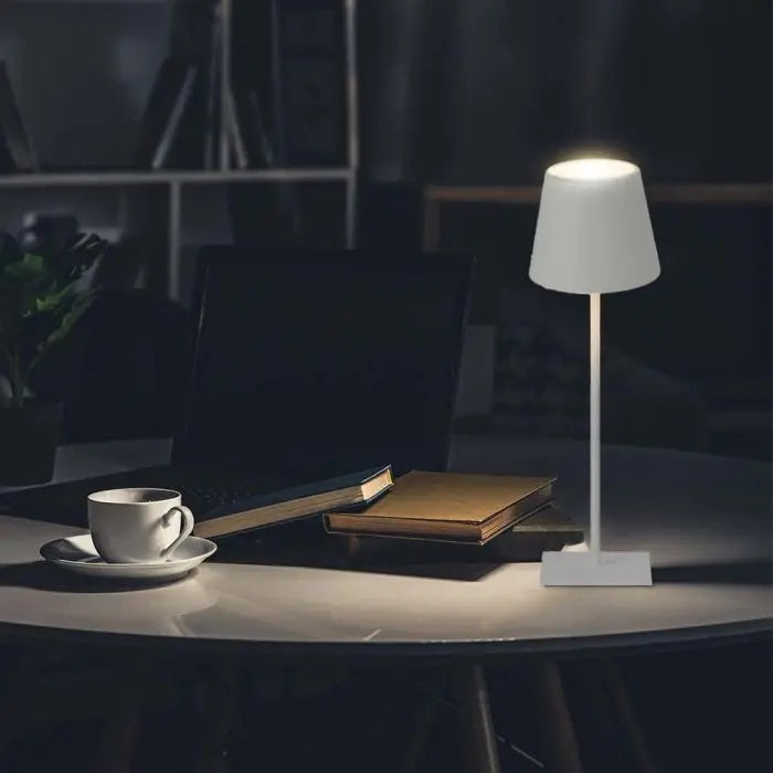 3W(50Lm) LED table lamp, V-TAC, IP20, white, dimmable, metal, warm white light 3000K
