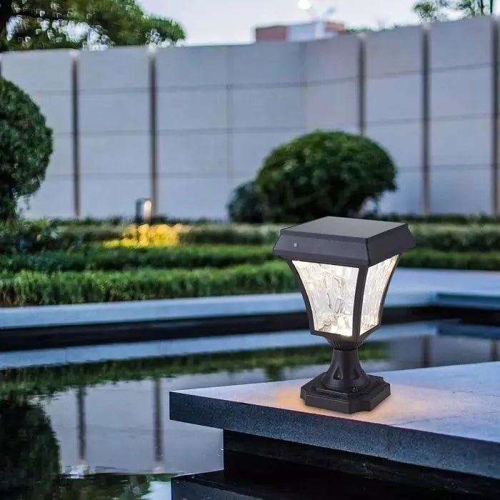 2W(110Lm) 24 LED solārā dārza laterna, IP65, melna matēta, 3IN1, V-TAC