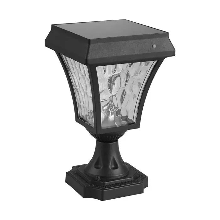 2W(110Lm) 24 LED solcellsdriven trädgårdslykta, IP65, svart matt, 3IN1, V-TAC