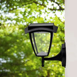 2W(110Lm) 24 LED solārā sienas laterna, IP65, melna matēta, 3000K-6000K, V-TAC