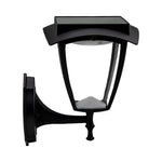 2W(110Lm) 24 LED Solar Facade Lantern, IP65, black matt, 3000K-6000K, V-TAC