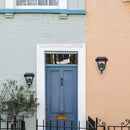 2W(110Lm) 24 LED solārā Fasādes laterna, IP65, melna matēta, 3000K-6000K, V-TAC