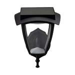 2W(110Lm) 24 LED Solar Facade Lantern, IP65, black matt, 3000K-6000K, V-TAC