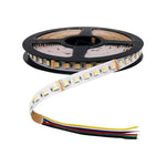 Cena par 1m_24W/m(1680Lm/m) 1A/m 60 LED Lente, V-TAC, ūdensnedroša IP20, 24V, RGB 3IN1