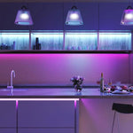 Cena par 1m_24W/m(1680Lm/m) 1A/m 60 LED Lente, V-TAC, ūdensnedroša IP20, 24V, RGB 3IN1