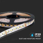 Cena par 1m_24W/m(1680Lm/m) 1A/m 60 LED Lente, V-TAC, ūdensnedroša IP20, 24V, RGB 3IN1