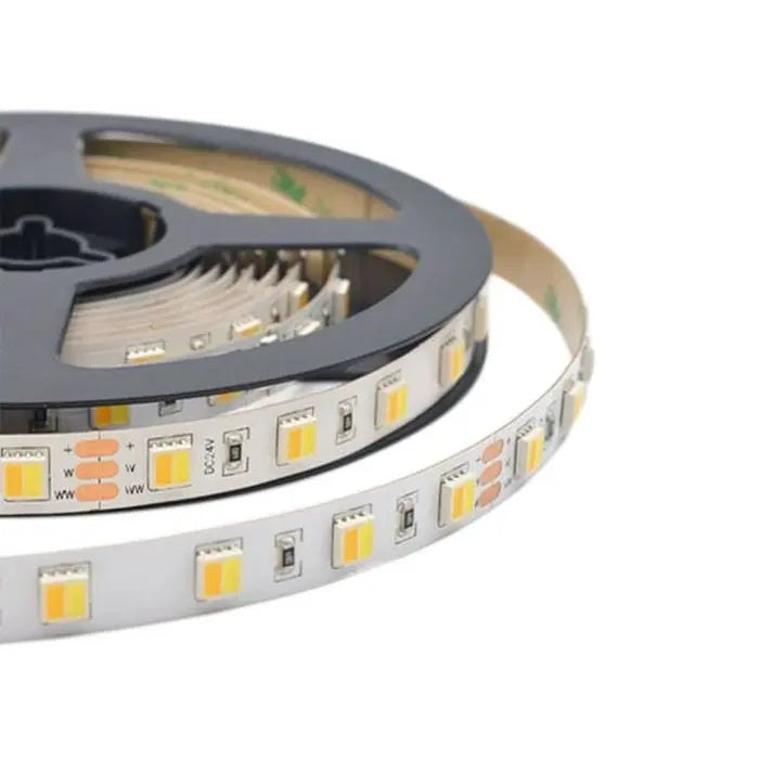 Cena par 5m_14W/m(1500Lm/m) 0.58A/m 120 LED Lente, V-TAC, ūdensdroša IP65, 24V, 3IN1