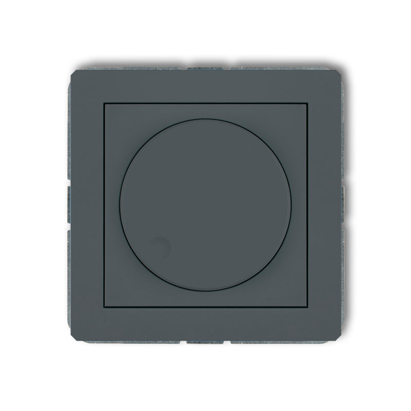 Elektroniskais apgaismojuma regulēšanas mehānisms(dimmeris) LED lampām, DECO, grafīts matēts