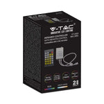 LED lint kontroller, IR, kaugjuhtimispult, CCT 3in1, 24 nuppu, 6A, DC:12/24V, V-TAC