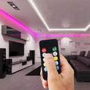 LED strip controller, WIFI, with remote control, CCT 3in1, 24 buttons, 6A, DC:12/24V, 59.2x24x10mm, V-TAC
