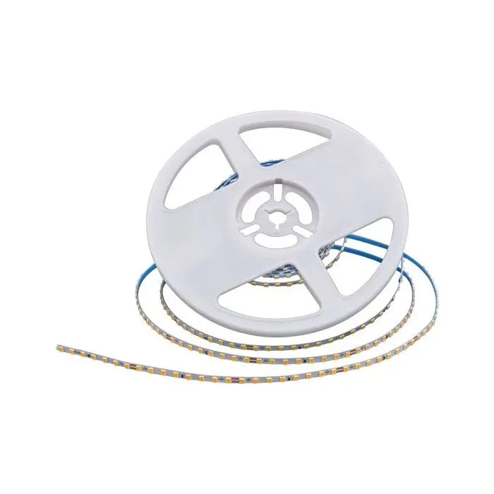 Cena par 1m_9W/m(1150Lm/m) 0.37A/m 128 LED Lente, V-TAC, ūdensnedroša IP20, 24V, silti balta gaisma 3000K
