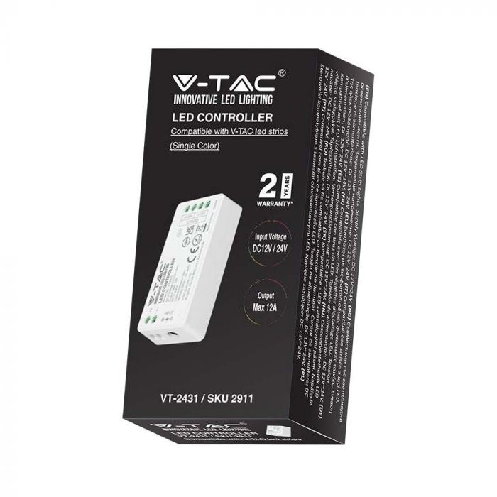 WIFI LED single color tape controller, 12-24V, Max 12A