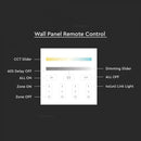 LED Strip CCT 4 zone WIFI controller, 3V(2xAAA Battery), 86x86mm, white, V-TAC