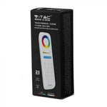 8 zonu tālvadības pults, 47x19x153mm, 3V(2xAAA Battery), balta, V-TAC