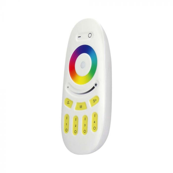 RGB+W LED lentu tālvadības pults, 3V(2xAAA Battery), 52.5x21x120mm, balta, V-TAC