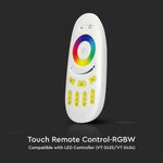 RGB+W LED lentu tālvadības pults, 3V(2xAAA Battery), 52.5x21x120mm, balta, V-TAC