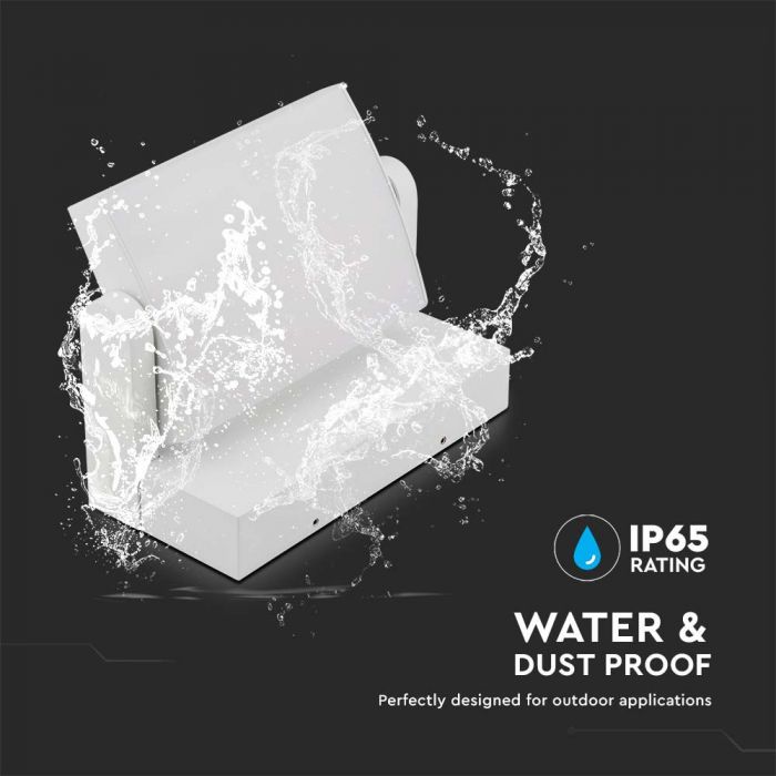 17W(2520Lm) LED wall light, V-TAC, IP65, white, warm white light 3000K